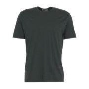 Merino Jersey Crew Neck T-shirt Stefan Brandt , Green , Heren