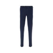 Stretch Katoen Navy Blauwe Broek PT Torino , Blue , Heren