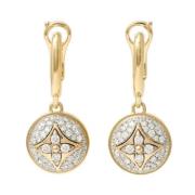 Pre-owned Yellow Gold earrings Louis Vuitton Vintage , Yellow , Dames