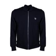 Zwarte Zebra Logo Bomber Jas PS By Paul Smith , Blue , Heren