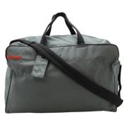 Pre-owned Fabric travel-bags Prada Vintage , Gray , Unisex