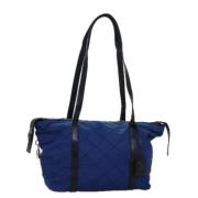 Pre-owned Cotton totes Prada Vintage , Blue , Dames