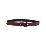 Verstelbare Leren Riem voor Vrouwen Harmont & Blaine , Red , Dames