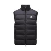 Contrin Dons Gilet Moncler , Black , Heren