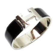 Pre-owned Metal bracelets Hermès Vintage , Black , Dames