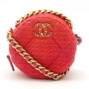 Pre-owned Fabric chanel-bags Chanel Vintage , Pink , Dames