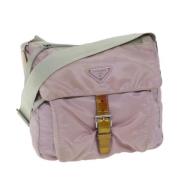 Pre-owned Canvas prada-bags Prada Vintage , Pink , Dames