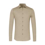 Lange mouw overhemd Kent stijl Desoto , Beige , Heren