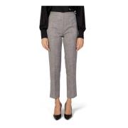 Grijze Marl Rits Broek Vrouwen Herfst/Winter Sandro Ferrone , Gray , D...