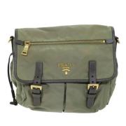 Pre-owned Fabric prada-bags Prada Vintage , Green , Dames