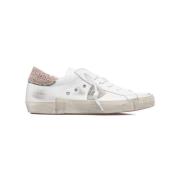 Glitter Finish Low-Top Sneakers Philippe Model , White , Dames