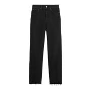 Zwarte klassieke jeans met rechte snit TotêMe , Black , Dames