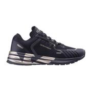 Crusher Distance Heren Stijlvolle Sneakers Emporio Armani EA7 , Black ...