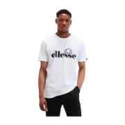 Stijlvolle Ronde Hals T-shirt Ellesse , White , Heren