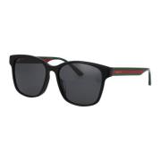 Stijlvolle zonnebril Gg0417Sk Gucci , Black , Unisex