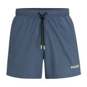 Sneldrogende heren zwemshorts Hugo Boss , Blue , Heren