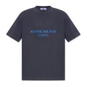 T-shirt capsule Marina Stone Island , Gray , Heren