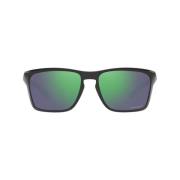 Gradient Groene Gepolariseerde Zonnebril Oakley , Black , Unisex