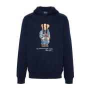 Blauwe Sweatshirt Aw24 Herenmode Ralph Lauren , Blue , Heren