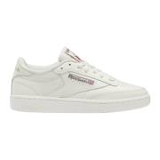 Retro Leren Sneakers Reebok , White , Dames