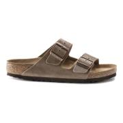 Lichtgewicht Comfort Sandalen met Kurk Voetbed Birkenstock , Brown , H...