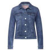 Blauwe Knoopjas Lange Mouwen Street One , Blue , Dames