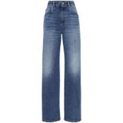 Stijlvolle Jeans voor Mannen Brunello Cucinelli , Blue , Dames