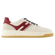 Leather sneakers Hogan , Beige , Dames