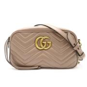 Pre-owned Leather gucci-bags Gucci Vintage , Beige , Dames