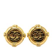 Pre-owned Metal chanel-jewelry Chanel Vintage , Yellow , Dames