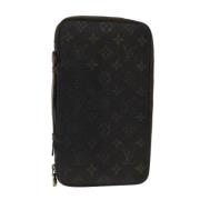 Pre-owned Canvas wallets Louis Vuitton Vintage , Brown , Dames