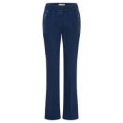 Flare Leg Broek Dodo Stijl Gustav , Blue , Dames