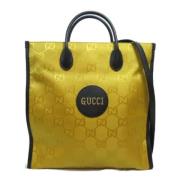 Pre-owned Leather gucci-bags Gucci Vintage , Yellow , Dames