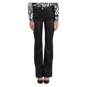 Broek van imitatieleer met vier zakken Marciano , Black , Dames