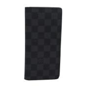 Pre-owned Canvas wallets Louis Vuitton Vintage , Black , Dames