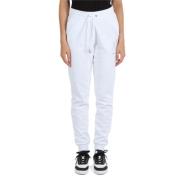 Katoenen Joggers met Elastische Taille Armani Exchange , White , Dames