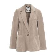 Corduroy Blazer 'Kettering' met Italiaans vakmanschap 8PM , Gray , Dam...