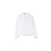 Klassieke Blouse met Oversized Pasvorm Luisa Cerano , White , Dames