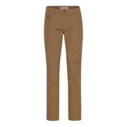 Moderne pasvorm chino broek Brax , Brown , Heren