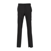 Slim Fit Grijze Pantalon Incotex , Black , Heren