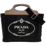 Pre-owned Fabric prada-bags Prada Vintage , Black , Dames