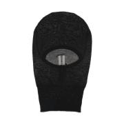 Zwarte Gebreide Balaclava Hoed Rick Owens , Black , Heren