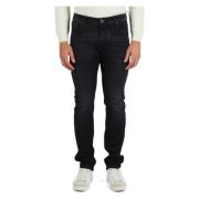 Slim Fit Five-Pocket Jeans Jacob Cohën , Black , Heren