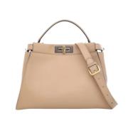 Pre-owned Leather fendi-bags Fendi Vintage , Brown , Dames