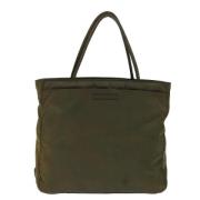 Pre-owned Fabric totes Prada Vintage , Green , Dames