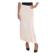 Elegant A-Line Skirt Max Mara Weekend , Beige , Dames