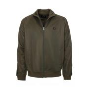 Raglanmouw Track Jacket Fred Perry , Green , Heren