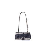 Tabby 20 Schoudertas - Leer - Midnight Navy Coach , Blue , Dames