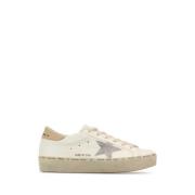 Witte Leren Sneakers met Hi Star Stijl Golden Goose , White , Dames