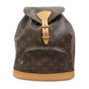 Pre-owned Canvas backpacks Louis Vuitton Vintage , Brown , Dames